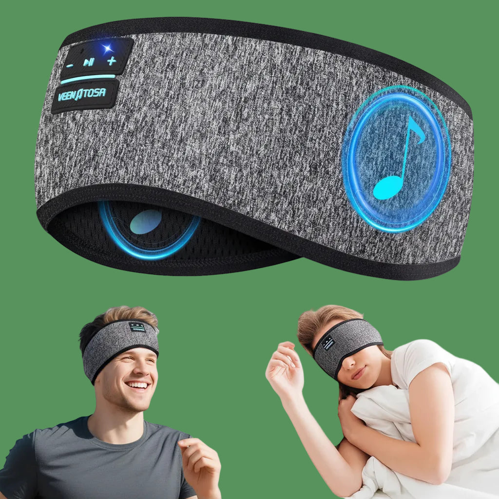 Bluetooth Earphones Sports Side Sleeping Headband Elastic Wireless Headphones Music Eye Mask Wireless Bluetooth Headset Headband
