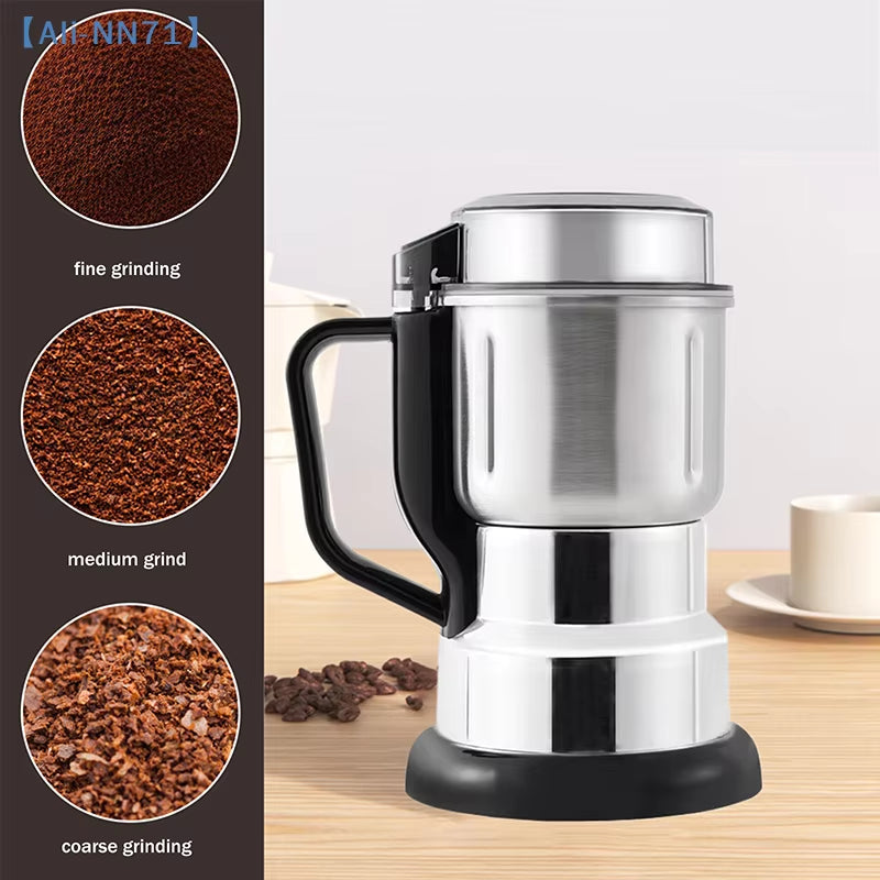 【NN71】300W Electric Coffee Grinder Kitchen Cereal Nuts Beans Spices Grains Grinder Machine for Home Coffee Grinder