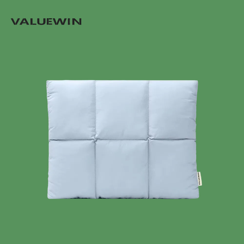 Puffy 13 14 Inch Laptop Sleeve Quilted Padded Computer Cover Bag for Women 14 16 Inch Laptop Carrying Case for Macbook Air Pro