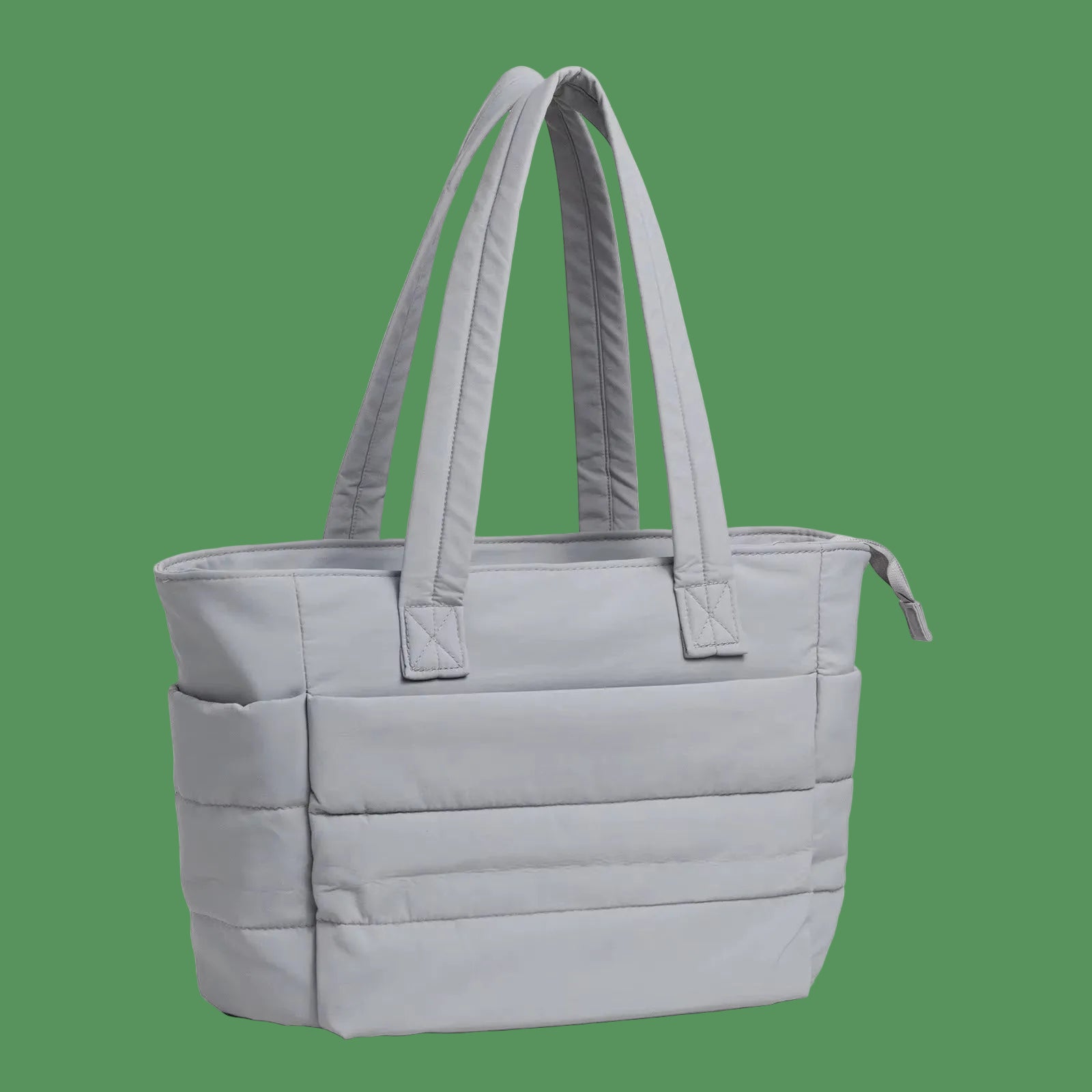 Women'S Bubble Tote Bag Cotton Padded Female Quilting Puffy Handbag Shoulder Shopper Solid Color Handle Bag Versatile Daily Bags