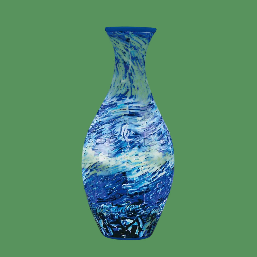 160 Curved Plastic Puzzle 3D Puzzlef Flower Vase Flower Arrangements 160 Pieces 3D Art Puzzle Vase Housewarming Gift DIY Arts