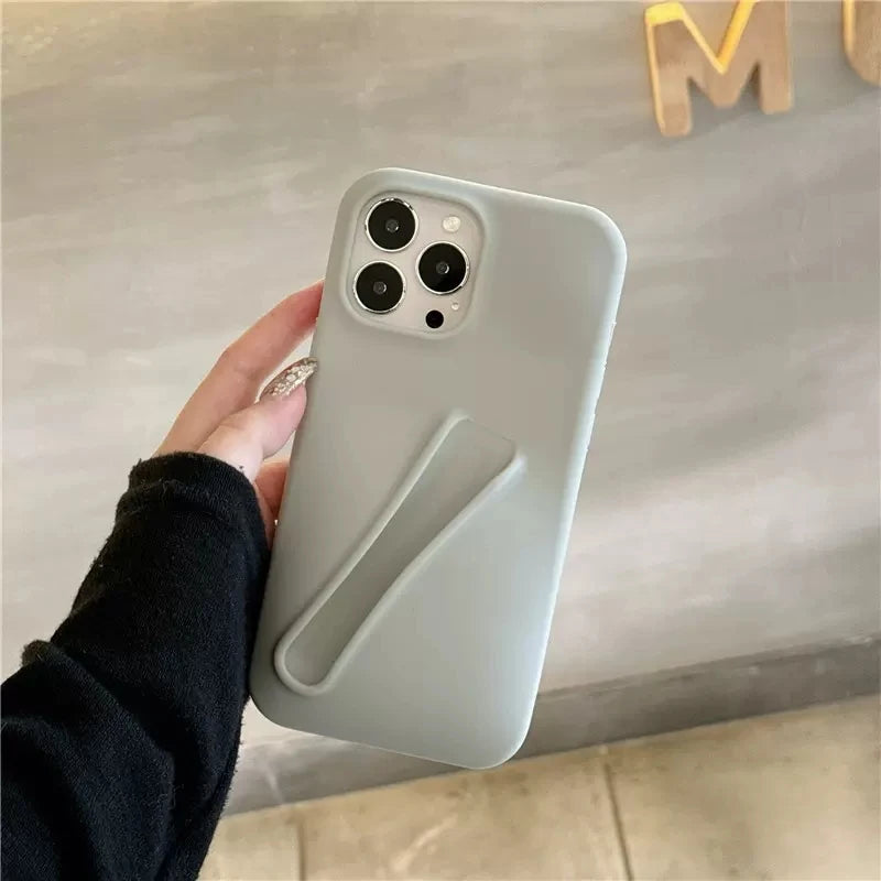 Silicone Lip Gloss Holder Phone Case for iPhone