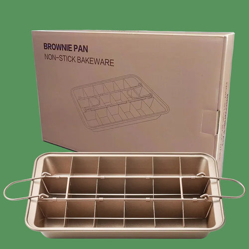 1Pc Baking Dishes Non-Stick Bakeware Square Brownie Pan Bread Cake Pans Lattice Chocolate Dessert Cake Mold Kitchen Baking Pan
