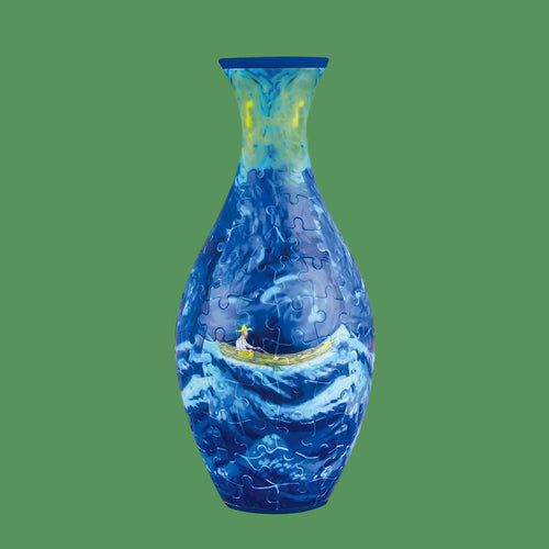 160 Curved Plastic Puzzle 3D Puzzlef Flower Vase Flower Arrangements 160 Pieces 3D Art Puzzle Vase Housewarming Gift DIY Arts