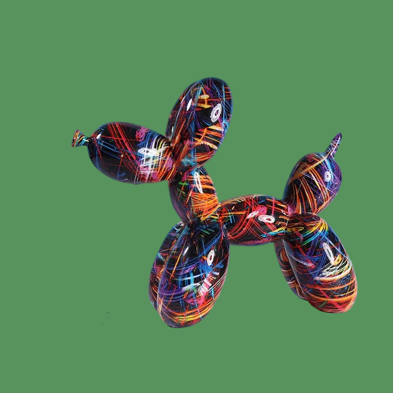 Nordic Balloon Dog Figurines for Interior Resin Doggy Home Entrance Living Room Desktop Decoration Accessories Gifts