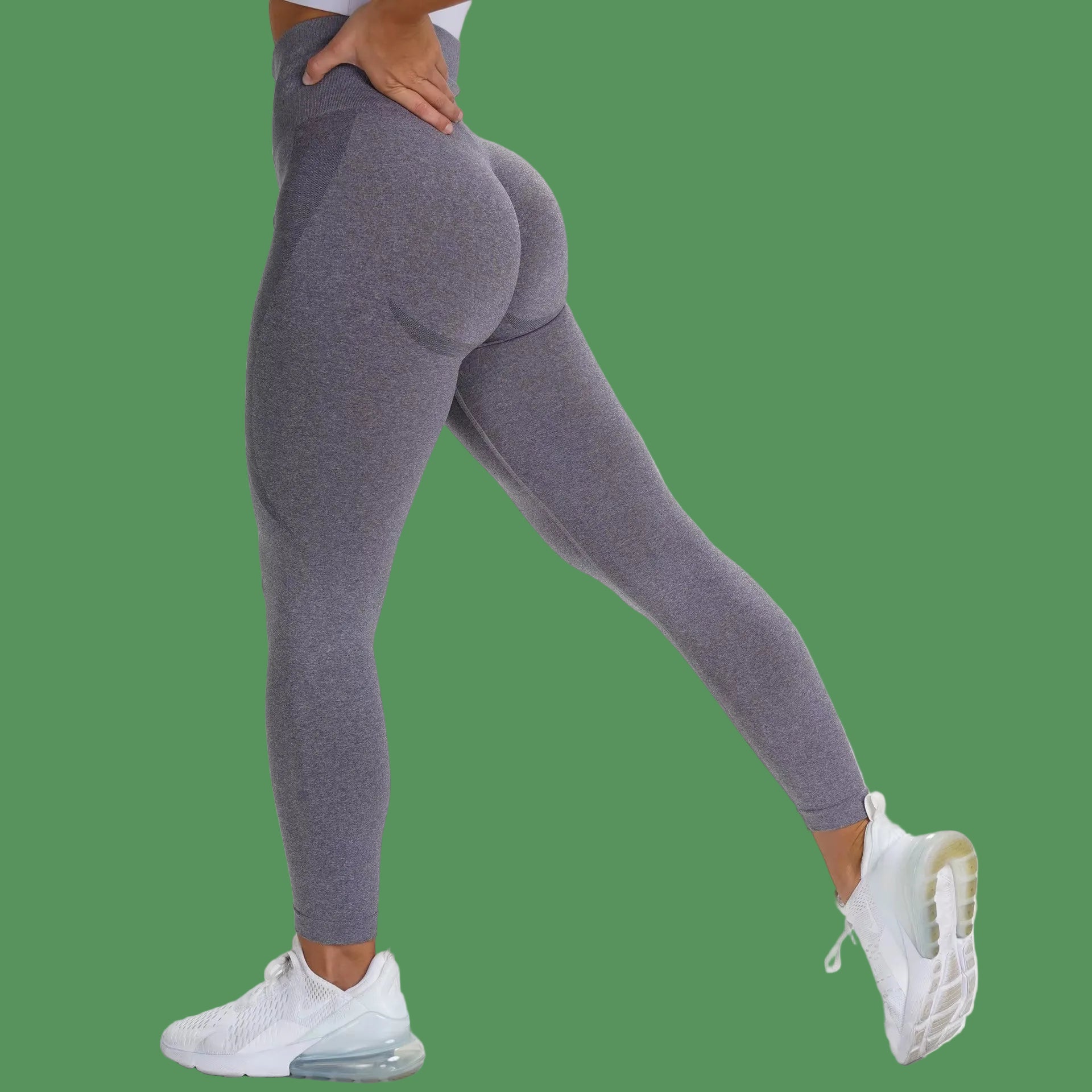 Women Sports Yoga Pants Hight Waist Push up Smile Shape Hip Legging Running Fitness Gym Yoga Tight Trouser Stretch Pants