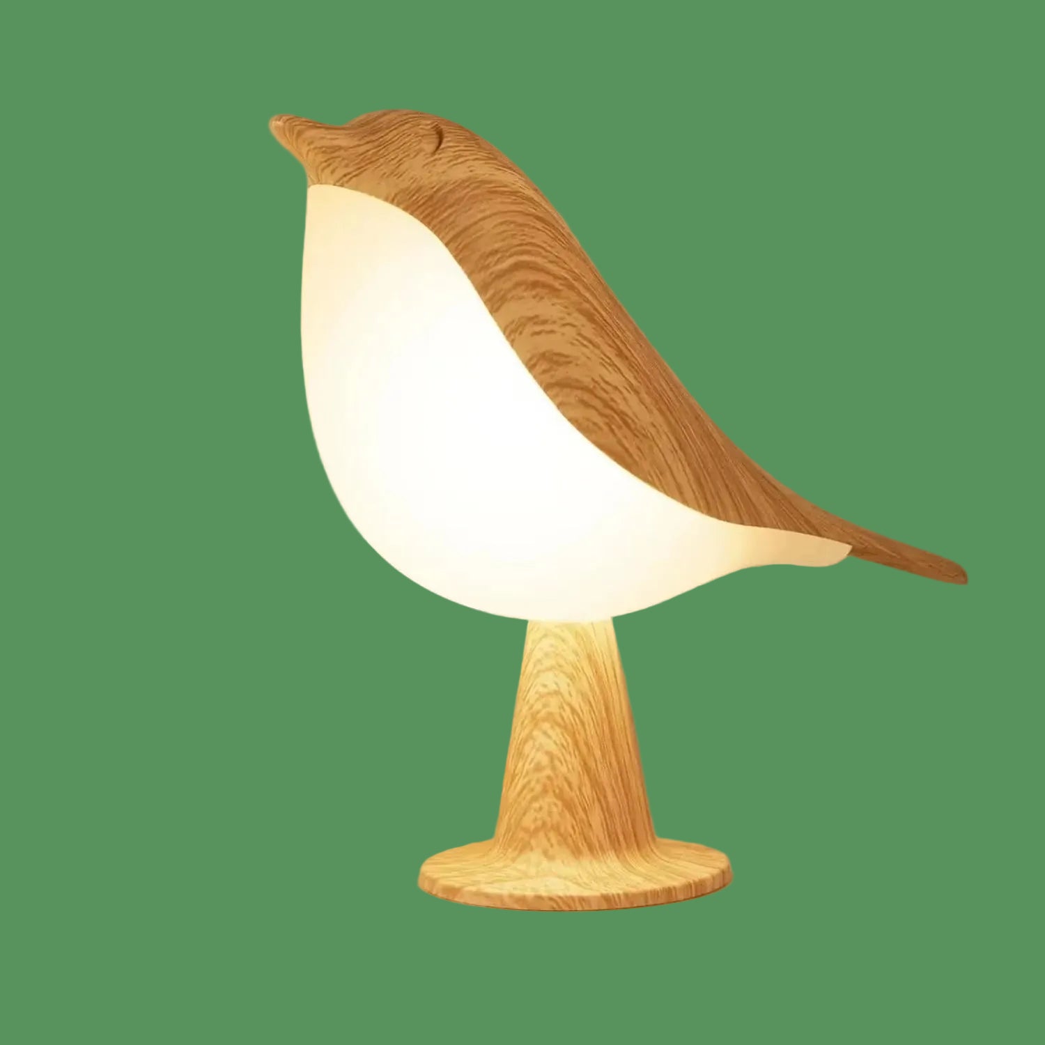 Small Desk Lamp, Bird Lamp Bedside Lamps with 3 Color Temperature and Touch Sensor,Cordless Lamp Kids Night Light