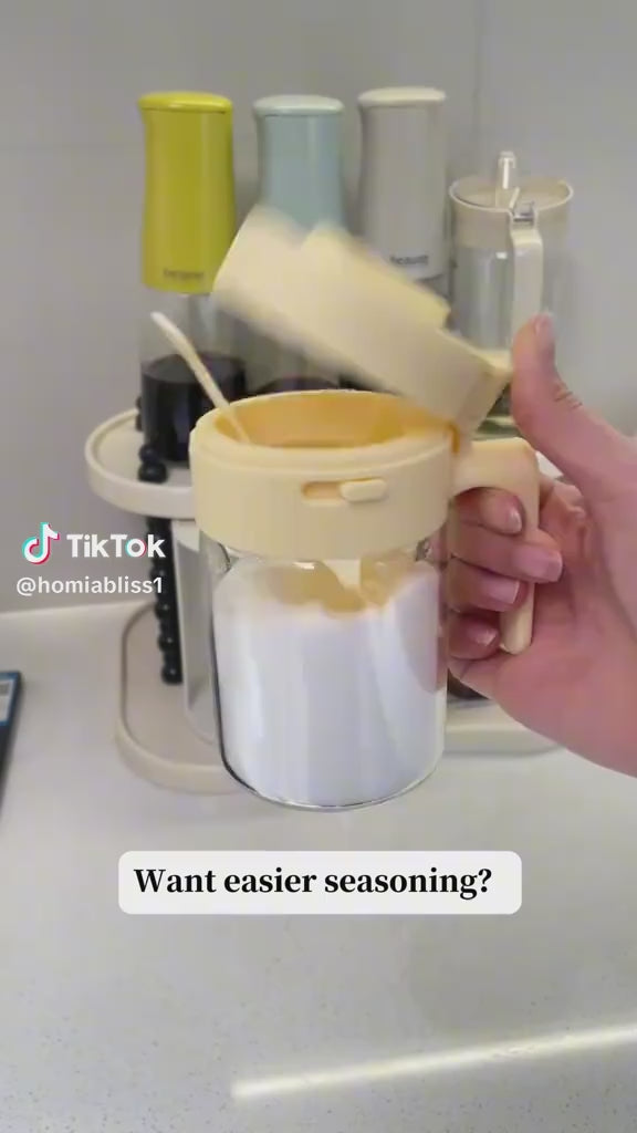 DuoSeal Glass Spice Jar