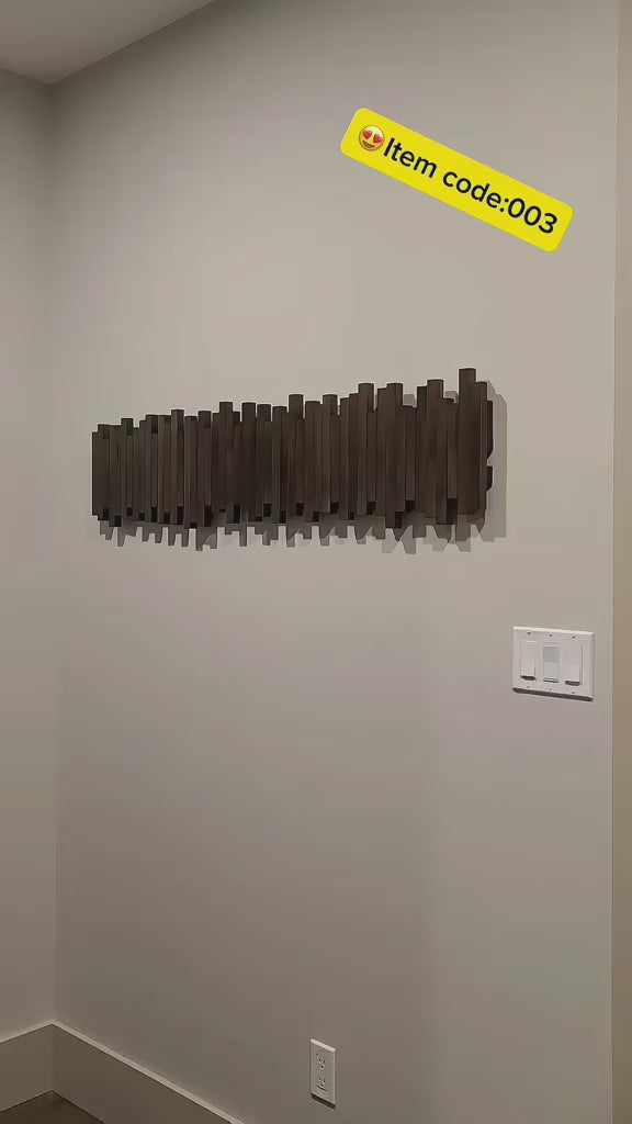 NordKey Minimalist Wooden Coat Rack