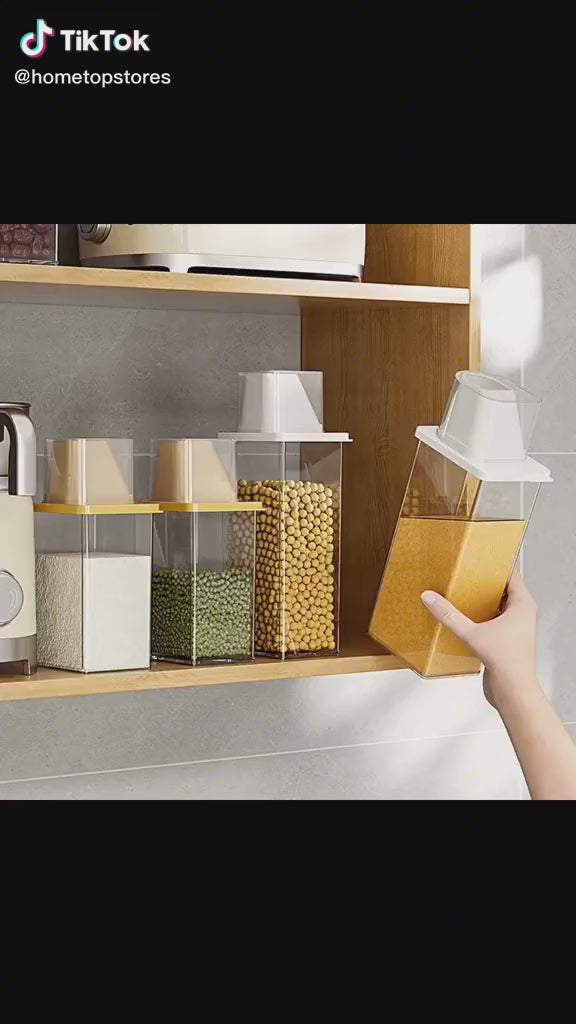 GrainFlow Airtight Cereal Storage Container